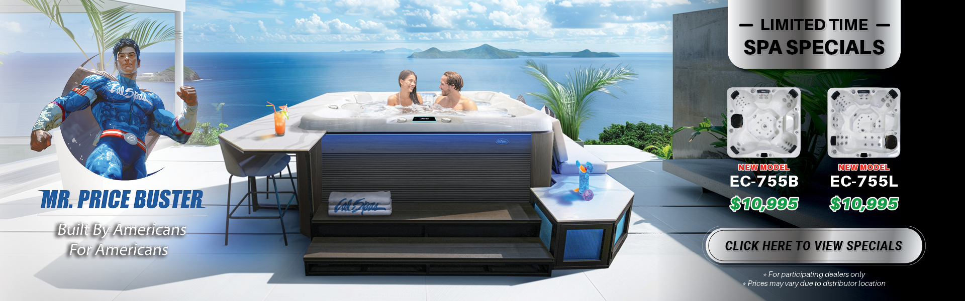 Calspas hot tub being used in a family setting - Cape Girardeau