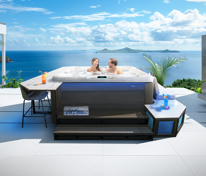 Calspas hot tub being used in a family setting - Cape Girardeau